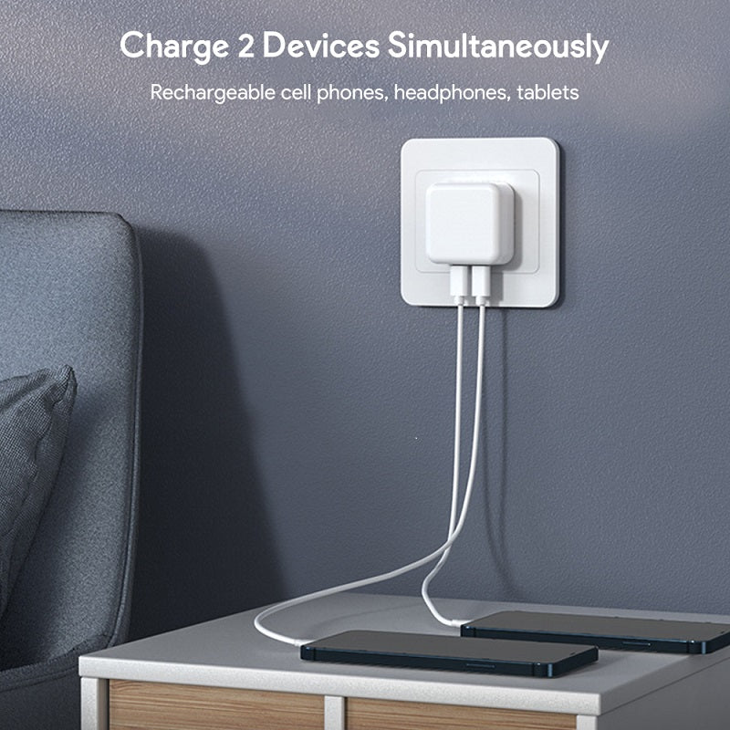 Dual USB-C Phone Charger